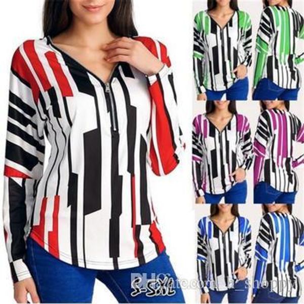 2019 fashion europe and the new women's zipper shirt long-sleeved casual shirt fashion women's shirt t-shirt size s-5xl, White
2019 fashion europe and the new women's zipper shirt long-sleeved casual shirt fashion women's shirt t-shirt size s-5xl, White