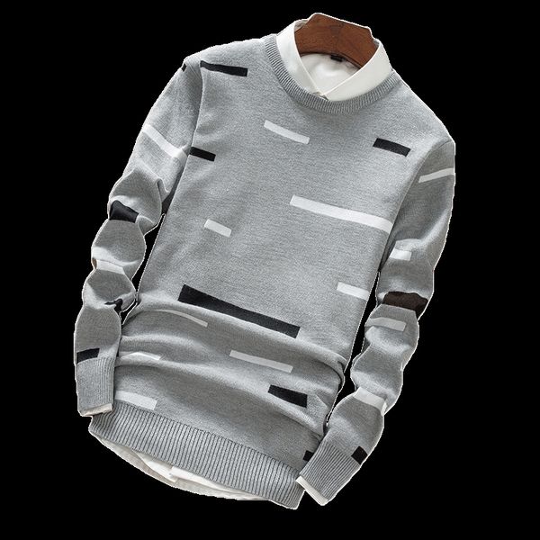 sweater autumn new men's fashion casual sweater men's cotton soft and comfortable round neck, White;black
sweater autumn new men's fashion casual sweater men's cotton soft and comfortable round neck, White;black