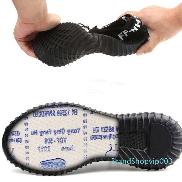loecktty new exhibition breathable safety shoes men lightweight summer anti-smashing piercing work sandals single mesh, Black
loecktty new exhibition breathable safety shoes men lightweight summer anti-smashing piercing work sandals single mesh, Black