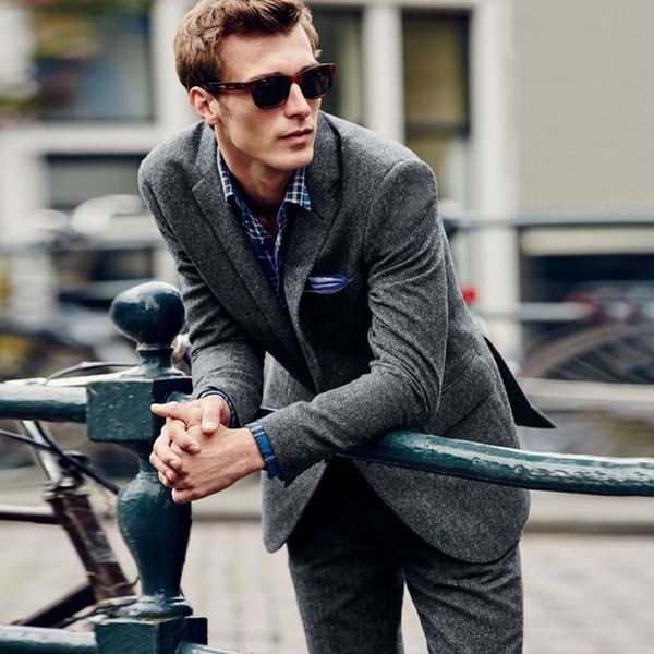 grey tweed wedding groom prom mens suits 2019 fashion custom made tuxedos prom terno masculino men suit 2 pieces(jacket+pant, White;black
grey tweed wedding groom prom mens suits 2019 fashion custom made tuxedos prom terno masculino men suit 2 pieces(jacket+pant, White;black