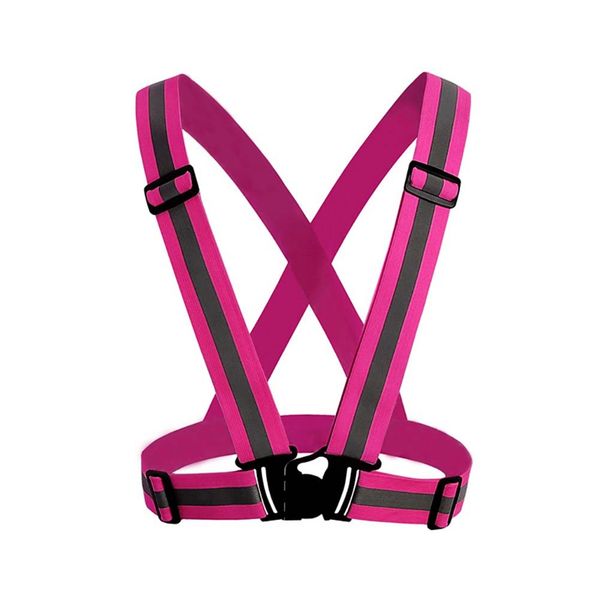 reflective vest high visibility adjustable vest outdoor fitness safety sportswear, Black
reflective vest high visibility adjustable vest outdoor fitness safety sportswear, Black