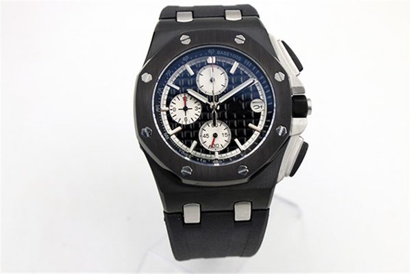 luxury mens wristwatch sports 44mm dial outdoor sports watches chronograph work rubber strap quartz sport watches for men, Slivery;brown
luxury mens wristwatch sports 44mm dial outdoor sports watches chronograph work rubber strap quartz sport watches for men, Slivery;brown