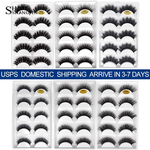 shidishangpin 5 pairs 3d mink lashes false eyelashes natural long fake eyelash extension makeup full faux cils cilios g800 g806
shidishangpin 5 pairs 3d mink lashes false eyelashes natural long fake eyelash extension makeup full faux cils cilios g800 g806