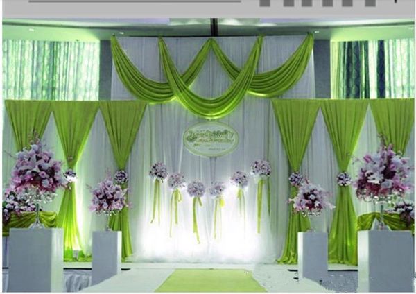 selling 3pcs/lot (1pcs 4*3m+2pcs 2*2m) ice silk wedding drape curtain pleated backdrop curtain decoration&swag background
selling 3pcs/lot (1pcs 4*3m+2pcs 2*2m) ice silk wedding drape curtain pleated backdrop curtain decoration&swag background