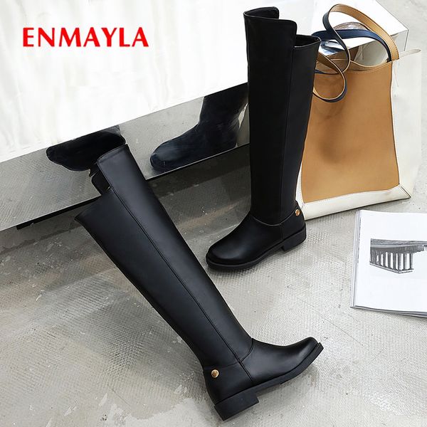 enmayla zip round toe square heel rainboots winter pu women shoes over-the-knee thigh high boots solid plush rivet black boots
enmayla zip round toe square heel rainboots winter pu women shoes over-the-knee thigh high boots solid plush rivet black boots