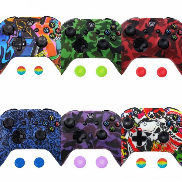 xhxcw 1set silicone protective case gaming grips cover with thumb grips for xbox one x s cap controller
xhxcw 1set silicone protective case gaming grips cover with thumb grips for xbox one x s cap controller