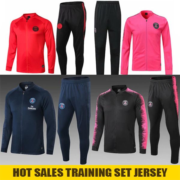 19 20 psg tracksuit soccer jacket set 2019/20 paris tracksuits mbappe football jacket kit training suit tracksuit, Black
19 20 psg tracksuit soccer jacket set 2019/20 paris tracksuits mbappe football jacket kit training suit tracksuit, Black