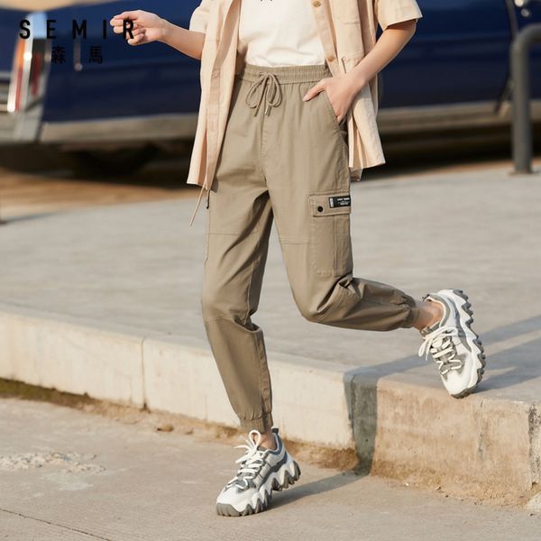 semir women tooling casual trousers 2020 new female students elastic waist beam pants trend big pockets feet pants, Black;white
semir women tooling casual trousers 2020 new female students elastic waist beam pants trend big pockets feet pants, Black;white