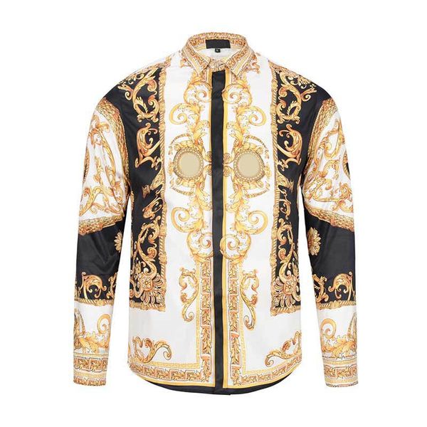 2019 men's dress shirts france high street fashion harajuku casual shirt men medusa black gold tiger leopard fancy slim fit shirts, White;black
2019 men's dress shirts france high street fashion harajuku casual shirt men medusa black gold tiger leopard fancy slim fit shirts, White;black