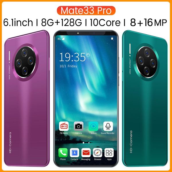 mate33pro cross-border new explosion spot 6.1-inch large-screen android domestic smartphones oem customization
mate33pro cross-border new explosion spot 6.1-inch large-screen android domestic smartphones oem customization