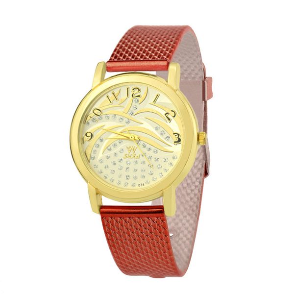 trend personality watch silicone strap quartz fashion casual watch women's watches with leather strap fashion sport, Slivery;brown
trend personality watch silicone strap quartz fashion casual watch women's watches with leather strap fashion sport, Slivery;brown
