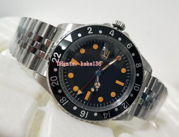 elli wristwatches bp factory 40mm vintage 1675 red gmt stainless steel asia 2813 movement mechanical automatic mens watches, Slivery;brown
elli wristwatches bp factory 40mm vintage 1675 red gmt stainless steel asia 2813 movement mechanical automatic mens watches, Slivery;brown