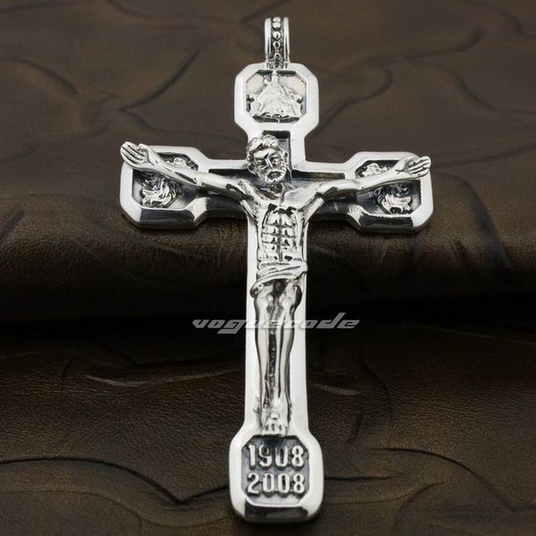 huge heavy jesus crucifix cross solid 925 sterling silver mens biker rock punk pendant 8a009 pendant only.
huge heavy jesus crucifix cross solid 925 sterling silver mens biker rock punk pendant 8a009 pendant only.