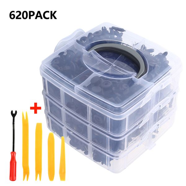 620pcs car fasteners with hand tool door trim panel auto bumper rivet retainer push engine cover fender fastener clips universal
620pcs car fasteners with hand tool door trim panel auto bumper rivet retainer push engine cover fender fastener clips universal