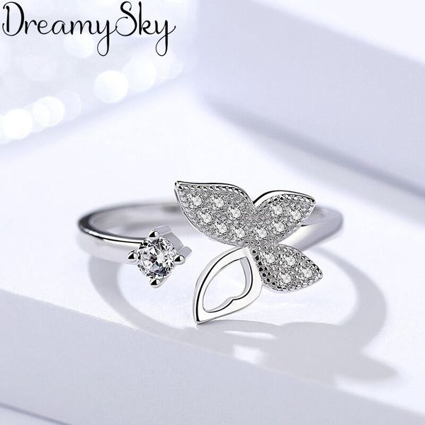 personality 925 sterling silver zirconia butterfly rings for women simple ladies adjustable size ring wedding jewelry anillos, Slivery;golden
personality 925 sterling silver zirconia butterfly rings for women simple ladies adjustable size ring wedding jewelry anillos, Slivery;golden
