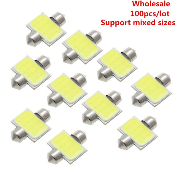 100pcs/lot 6000k dc12v car cob led bulb c5w c10w 31mm 36mm 39mm 41mm white color car dome reading light auto interior lamp
100pcs/lot 6000k dc12v car cob led bulb c5w c10w 31mm 36mm 39mm 41mm white color car dome reading light auto interior lamp