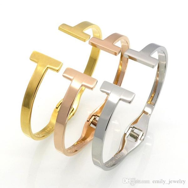 new arrival luxury fashion new stainless steel double t love bracelet jewelry cuff 18k rose gold plate bangles bracelets for women, Black
new arrival luxury fashion new stainless steel double t love bracelet jewelry cuff 18k rose gold plate bangles bracelets for women, Black