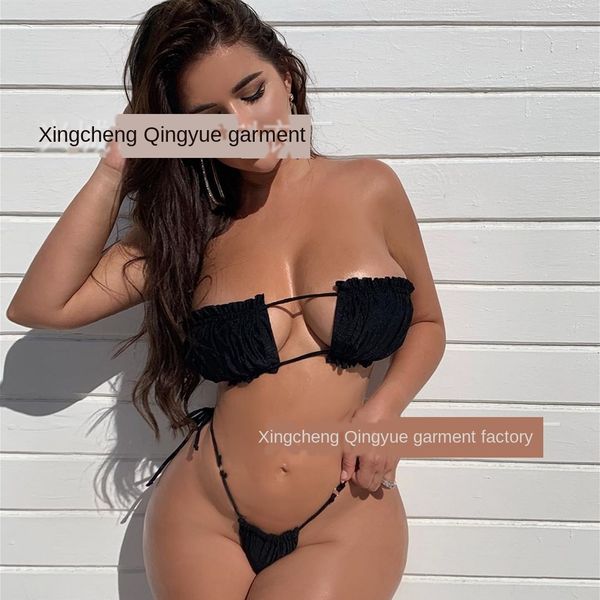 2020 split lace-up backless 2020 bikini split women's lace-up backless bikini swimsuit women's swimsuit, White;black
2020 split lace-up backless 2020 bikini split women's lace-up backless bikini swimsuit women's swimsuit, White;black