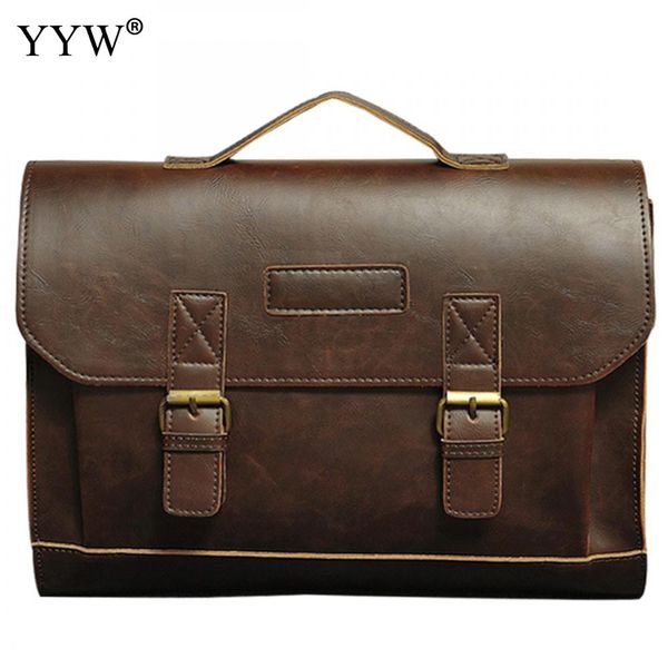 men's executive briefcase business male bag brown portfolio tote bags for men new black pu leather handbag a case for documents
men's executive briefcase business male bag brown portfolio tote bags for men new black pu leather handbag a case for documents