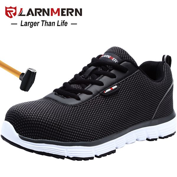 larnmern men's safety work shoes steel toe lightweight breathable anti-smashing non-slip reflective casual sneaker, Black
larnmern men's safety work shoes steel toe lightweight breathable anti-smashing non-slip reflective casual sneaker, Black