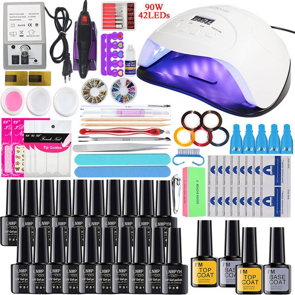 nail kit nail gel polish set uv led lamp dryer 20/10 pcs gel polish manicure set tools design tools
nail kit nail gel polish set uv led lamp dryer 20/10 pcs gel polish manicure set tools design tools