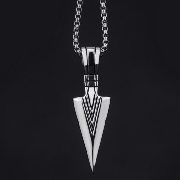 evbea men's necklace stainless steel arrow pendant lava bead 2020 long leather necklace for men punk jewelry dropshipping, Silver
evbea men's necklace stainless steel arrow pendant lava bead 2020 long leather necklace for men punk jewelry dropshipping, Silver