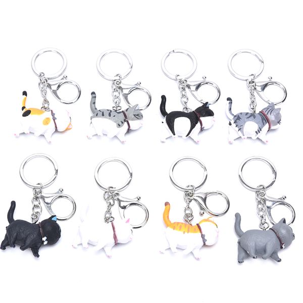 fashion cute cartoon cat pendant key rings kitten cat key chain shake head car bag keychains creative jewelry gift, Slivery;golden 
fashion cute cartoon cat pendant key rings kitten cat key chain shake head car bag keychains creative jewelry gift, Slivery;golden