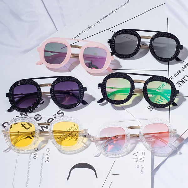 brand round cat sunglasses girls crystal luxury fashion summer sunglasses children rivet cat outdoor beach visor uv400 nx, Blue
brand round cat sunglasses girls crystal luxury fashion summer sunglasses children rivet cat outdoor beach visor uv400 nx, Blue