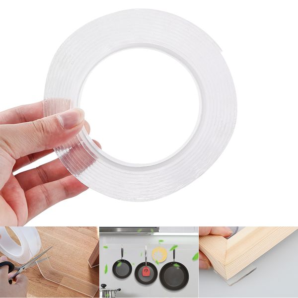 1/3/5m reusable double-sided adhesive nano traceless tape removable sticker washable adhesive loop disks tie glue gadget
1/3/5m reusable double-sided adhesive nano traceless tape removable sticker washable adhesive loop disks tie glue gadget