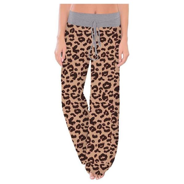 20# women stretch leopard print drawstring wide leg lounge pants high waist trouser leggings sport women fitness athletic pants, Black
20# women stretch leopard print drawstring wide leg lounge pants high waist trouser leggings sport women fitness athletic pants, Black
