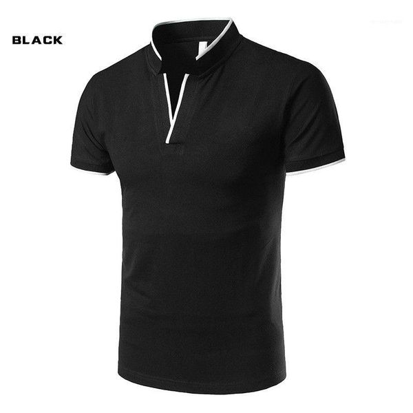 polos short sleeve regular solid color patchwork mens stand collar male tees casual designer mens, White;black
polos short sleeve regular solid color patchwork mens stand collar male tees casual designer mens, White;black