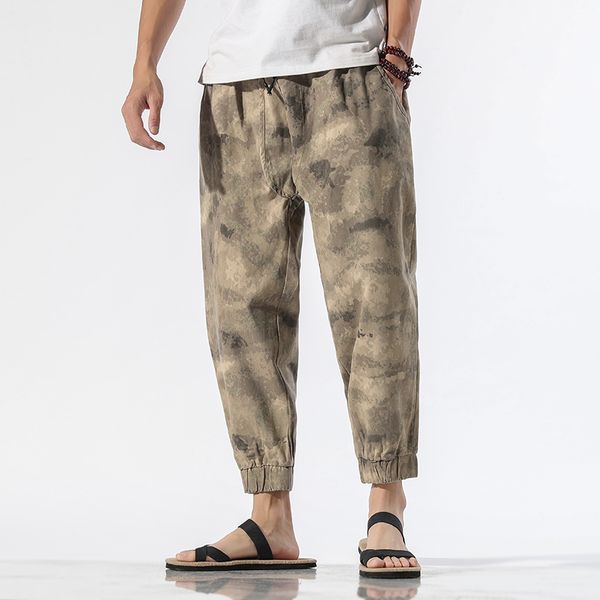 men's pants m-3xl drawstring waist camo plus size men summer streetwear mens fashions fashion camouflage baggy xxxl, Black
men's pants m-3xl drawstring waist camo plus size men summer streetwear mens fashions fashion camouflage baggy xxxl, Black