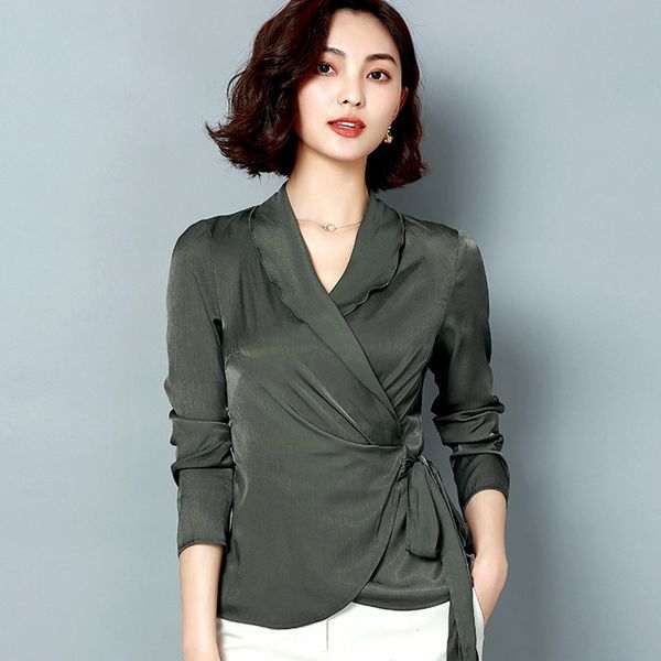 plus size 4xl women spring casual office blouse solid color v-neck long sleeve female shirt blusa feminina, White
plus size 4xl women spring casual office blouse solid color v-neck long sleeve female shirt blusa feminina, White