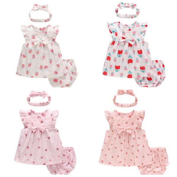 kids designer clothes girls strawberry dresses shorts headband 3pcs set bow baby girl outfits boutique summer baby clothing 4 designs dw3382, White
kids designer clothes girls strawberry dresses shorts headband 3pcs set bow baby girl outfits boutique summer baby clothing 4 designs dw3382, White