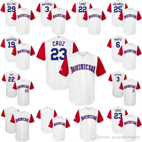 2017 world baseball classic venezuela 29 adrian beltre 25 gregory polanco 19 jose bautista 23 nelson cruz 6 starling marte baseball jerseys, Blue;black
2017 world baseball classic venezuela 29 adrian beltre 25 gregory polanco 19 jose bautista 23 nelson cruz 6 starling marte baseball jerseys, Blue;black