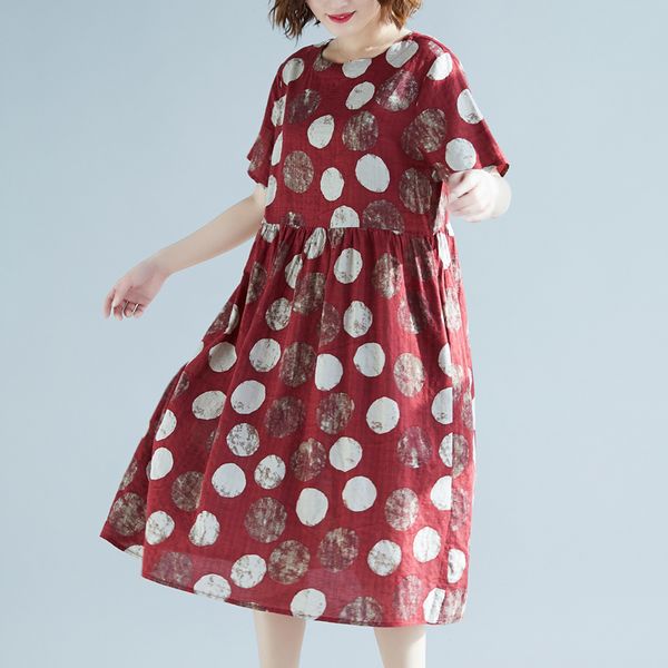 2020 summer maternity dress short sleeve o-neck plus size polka dot dress pregnant women cotton clothes loose empire linen, White
2020 summer maternity dress short sleeve o-neck plus size polka dot dress pregnant women cotton clothes loose empire linen, White