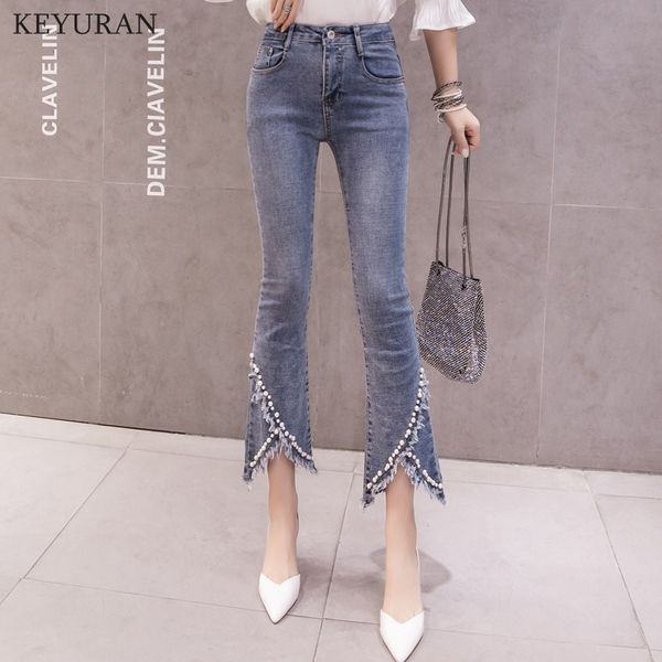 plus size flare jeans for women beaded tassel high waist elastic slim denim pants ankle length femme trousers boyfriend l3201, Blue
plus size flare jeans for women beaded tassel high waist elastic slim denim pants ankle length femme trousers boyfriend l3201, Blue