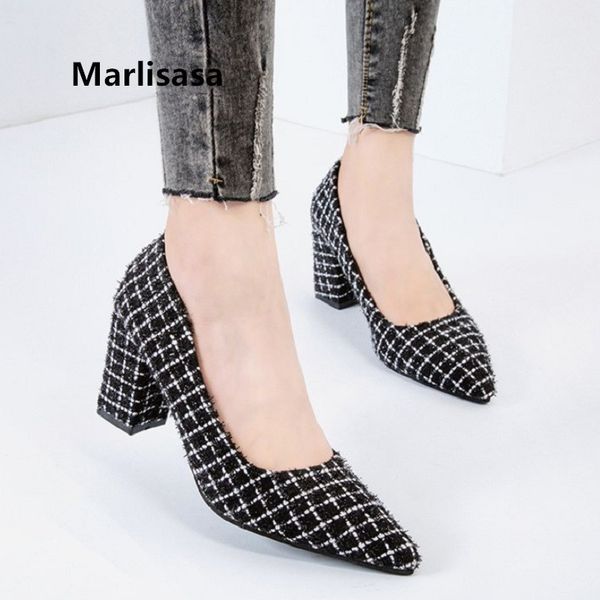 marlisasa sapatilha feminina women fashion sweet black plaid spring comfort high heel shoes female party high heel pumps h5530
marlisasa sapatilha feminina women fashion sweet black plaid spring comfort high heel shoes female party high heel pumps h5530