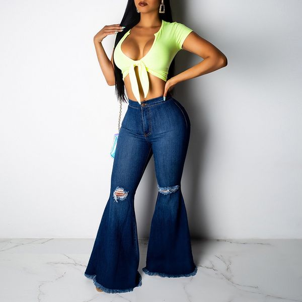 litthing 2020 fashion denim flare pants women retro ripped jeans wide leg trousers lady casual bell-bottoms flare pant female, Blue
litthing 2020 fashion denim flare pants women retro ripped jeans wide leg trousers lady casual bell-bottoms flare pant female, Blue