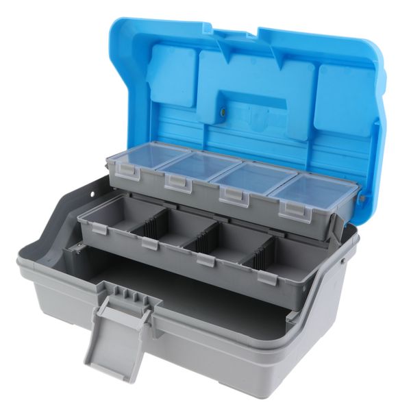 3 tiers fishing tray box container craft supply storage box home firstaid carrying case
3 tiers fishing tray box container craft supply storage box home firstaid carrying case