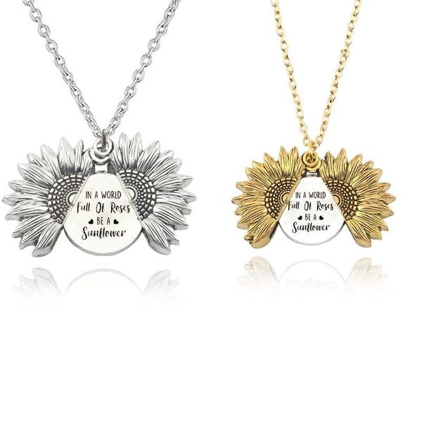 открытый locket подсолнечное подвеска в мире, полном роз будь подсолнечника ожерелье женщины ожерелье золота на заказ dropshipping оптом, Silver
открытый locket подсолнечное подвеска в мире, полном роз будь подсолнечника ожерелье женщины ожерелье золота на заказ dropshipping оптом, Silver