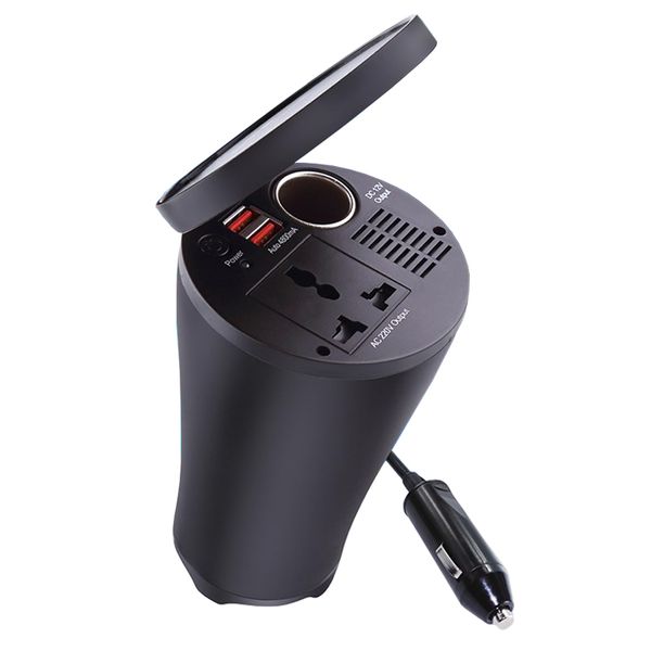 cup-shaped 150w dc 12v to 220v voltage transformer car power inverter converter adapter with dual usb and 12v power
cup-shaped 150w dc 12v to 220v voltage transformer car power inverter converter adapter with dual usb and 12v power