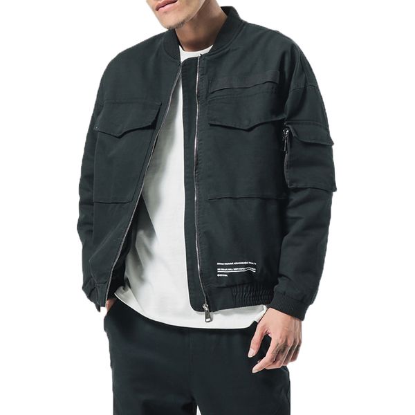 2019 brand new autumn men casual jacket coat men's washed pure cotton brand-clothing black bomber jackets male cargo coats 5xl, Black;brown
2019 brand new autumn men casual jacket coat men's washed pure cotton brand-clothing black bomber jackets male cargo coats 5xl, Black;brown