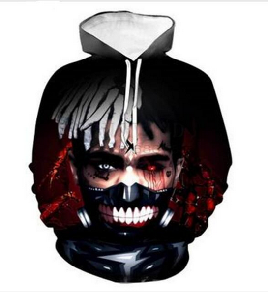 new fashion couples men women hd xxxtentacion funny 3d print hoodies sweatshirt jacket pullover rw029, Black
new fashion couples men women hd xxxtentacion funny 3d print hoodies sweatshirt jacket pullover rw029, Black