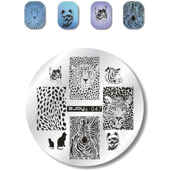 1 pc nail art stamp stamping plates template set cute animal flower rose lace image manicure plateround 5.5cm, White
1 pc nail art stamp stamping plates template set cute animal flower rose lace image manicure plateround 5.5cm, White