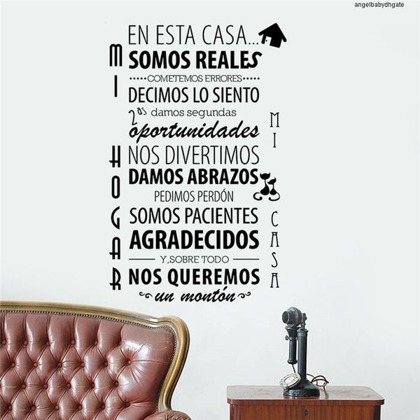 spanish house wall stickers in text home this decor living room wall decals vinyl removable character sticker
spanish house wall stickers in text home this decor living room wall decals vinyl removable character sticker