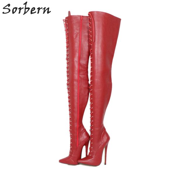 matte wine red custom 85cm long boots for women crotch thigh high 18cm spike high heels hard shaft extra long boot lady, Black
matte wine red custom 85cm long boots for women crotch thigh high 18cm spike high heels hard shaft extra long boot lady, Black