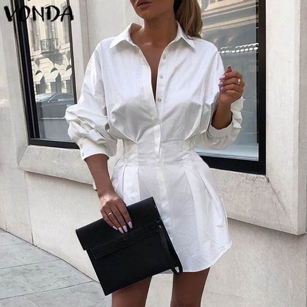 vonda office ladies dress summer sundress shirt for women vintage turn-down buttons long shirts dress casual plus size vestido, Black;gray
vonda office ladies dress summer sundress shirt for women vintage turn-down buttons long shirts dress casual plus size vestido, Black;gray