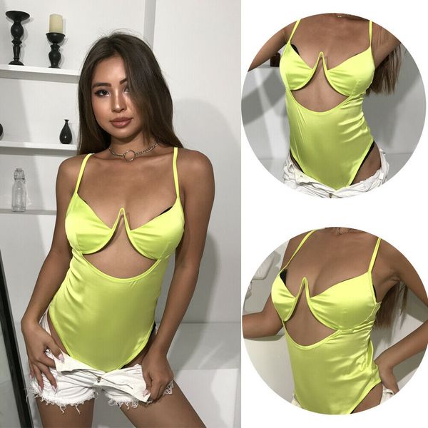 2019 hollow out sleeveless women's green openwork satin sleeveless backless one-piece bottoming jumpsuit, Black;white
2019 hollow out sleeveless women's green openwork satin sleeveless backless one-piece bottoming jumpsuit, Black;white