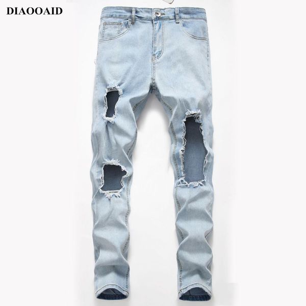 2019 mens skinny jeans ripped slim fit skinny jeans for men stretch denim pants black designer hole male elastic slim length, Blue
2019 mens skinny jeans ripped slim fit skinny jeans for men stretch denim pants black designer hole male elastic slim length, Blue